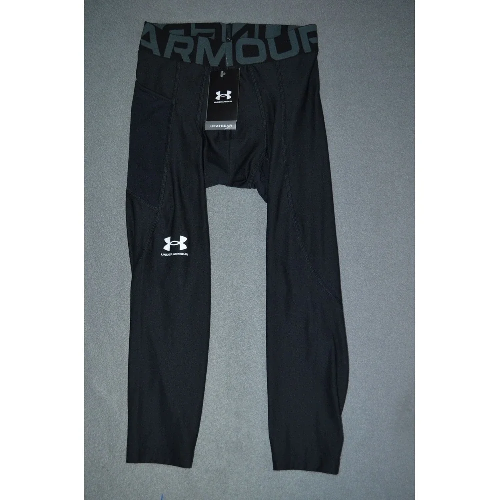Under Armour HeatGear Armour 3/4 Compression Legging Black Men's S 1361588